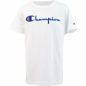 Champion CREWNECK T-SHIRT Dámské triko, Bílá,Modrá,Červená, velikost