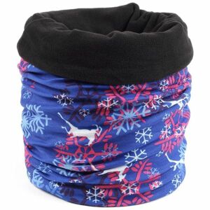 Finmark DĚTSKÝ MULTIFUNKČNÍ ŠÁTEK Dětský multifunkční šátek s fleecem, Modrá,Černá,Mix, velikost