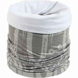 Finmark MULTIFUNCTIONAL SCARF WITH FLEECE Multifunkční šátek s fleecem, šedá, velikost UNI