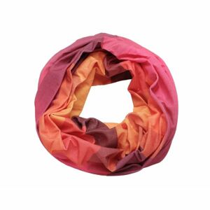 Finmark MULTIFUNKČNÍ ŠÁTEK Multifunkční šátek, Oranžová,Růžová, velikost
