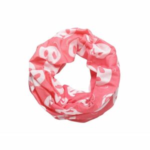 Finmark DĚTSKÝ MULTIFUNKČNÍ ŠÁTEK Dětský multifunkční šátek, Růžová,Bílá, velikost