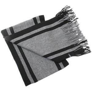 Finmark ZIMNÍ ŠÁLA Zimní pletená šála, šedá, velikost UNI