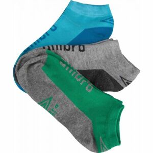 Umbro LOW LINER JUNIORS 3P zelená 28-31 - Dětské ponožky