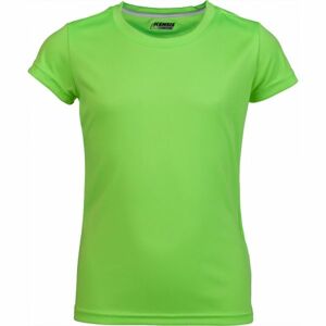 Kensis VINNI Dívčí sportovní triko, světle zelená, velikost 128-134