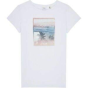 O'Neill LW PALM PHOTO PRINT T-SHIRT bílá XL - Dámské tričko