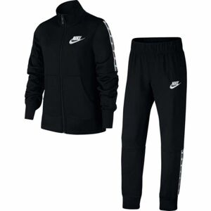 Nike NSW TRK SUIT TRICOT Dívčí souprava, černá, velikost M