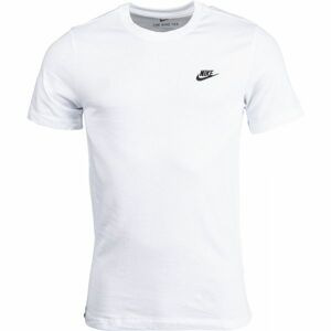 Nike SPORTSWEAR CLUB Pánské tričko, bílá, veľkosť L