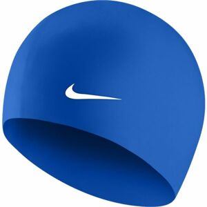 Nike SOLID SILICONE modrá NS - Plavecká čepice