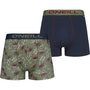 O'Neill 2P MULTI FLOWER Pánské boxerky, khaki, velikost