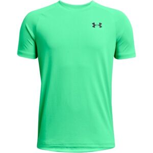 Under Armour TECH 2.0 Chlapecké sportovní triko, zelená, velikost