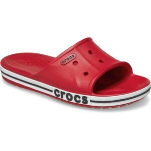 Crocs BAYABAND SLIDE Unisex pantofle, červená, velikost 43/44