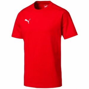 Puma LIGA CASUALS TEE Pánské tričko, červená, velikost L