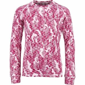 Arcore ELIAS Dětské termo triko s dlouhým rukávem, růžová, velikost 128-134