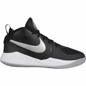 Nike TEAM HUSTLE D9 Dětská basketbalová obuv, černá, velikost 36