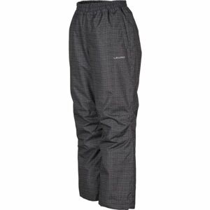 Lewro ELISS Dětské zateplené kalhoty, tmavě šedá, velikost 128-134
