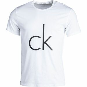 Calvin Klein S/S CREW NECK Pánské tričko, Bílá,Černá, velikost L