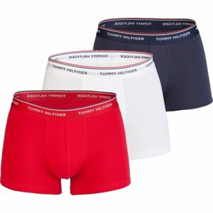 Tommy Hilfiger TRUNK 3 PACK PREMIUM ESSENTIALS Pánské boxerky, bílá, velikost S