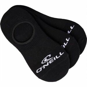 O'Neill FOOTIE ONEILL WHITE 3P Unisex ponožky, černá, velikost 39-42