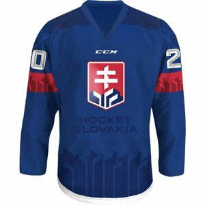 CCM DRES S VÝŠIVKOU LOGO SZLH 18/19 modrá M - Hokejový dres