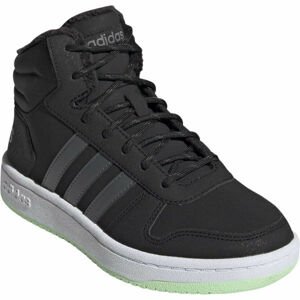 adidas HOOPS MID 2.0 K Dětská zimní obuv, černá, velikost 32