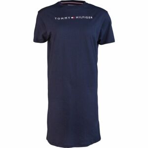 Tommy Hilfiger RN DRESS HALF SLEEVE tmavě modrá M - Dámské prodloužené tričko