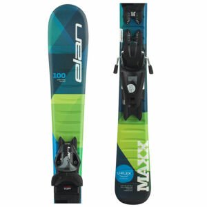 Elan MAXX QS + EL 4.5 Chlapecké sjezdové lyže, tmavě zelená, veľkosť 110
