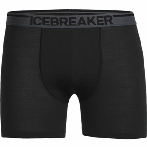 Icebreaker ANTOMICA BOXERS Pánské funkční boxerky, černá, velikost S