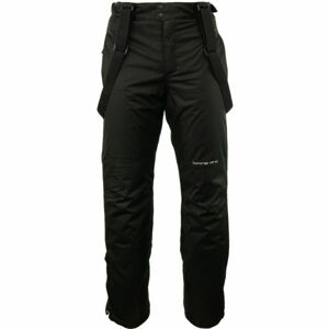 ALPINE PRO KORNEL Pánské lyžařské kalhoty, černá, velikost