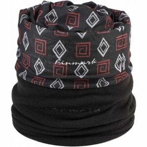 Finmark Multifunkční šátek Multifunkční šátek, Černá,Šedá,Červená, velikost UNI