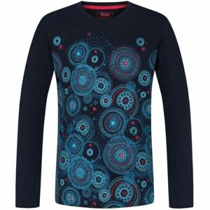 Loap ARLETKA Dívčí triko, tmavě modrá, veľkosť 112/116