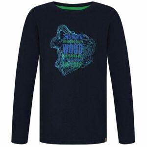 Loap ARRAS Chlapecké triko, Tmavě modrá,Zelená, velikost 146-152