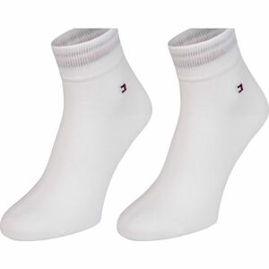 Tommy Hilfiger MEN QUARTER 2P Pánské ponožky, bílá, veľkosť 39-42