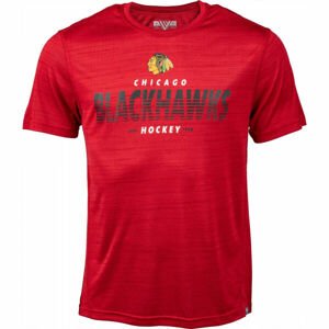 Levelwear LOGO TEE CHICAGO Pánské tričko, červená, veľkosť M