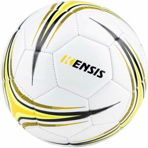 Kensis STAR Fotbalový míč, Bílá,Černá,Žlutá, velikost 5