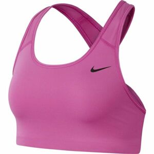 Nike MED NON PAD BRA Dámská sportovní podprsenka, Růžová,Černá, velikost XS