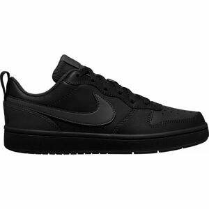 Nike COURT BOROUGH LOW 2 GS Dětská volnočasová obuv, Černá, velikost 5.5