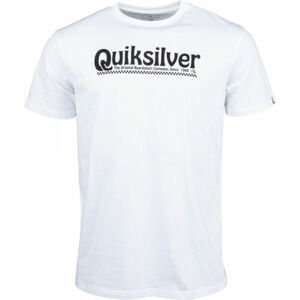 Quiksilver NEW SLANG SS Pánské tričko, Bílá,Černá, velikost