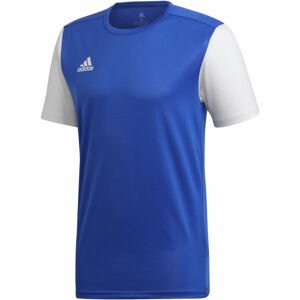 adidas ESTRO 19 JSY JNR Dětský fotbalový dres, Modrá,Bílá, velikost 164