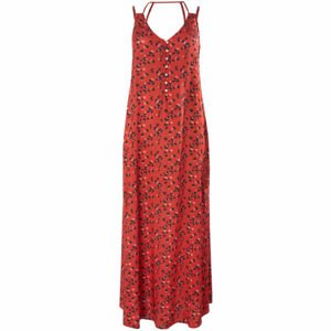 O'Neill LW BELINDA AOP LONG DRESS červená XS - Dámské šaty