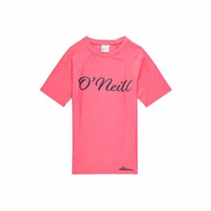O'Neill PG LOGO S/SLV SKINS Dívčí tričko, Lososová, velikost 10