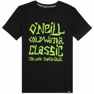 O'Neill LB COLD WATER CLASSIC T-SHIRT Chlapecké tričko, Černá,Světle zelená, velikost 152