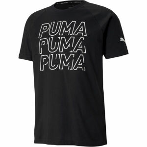 Puma MODERN SPORTS LOGO TEE Pánské triko, černá, veľkosť S