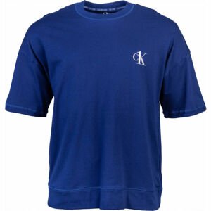 Calvin Klein S/S CREW NECK tmavě modrá S - Pánské tričko