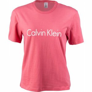 Calvin Klein S/S CREW NECK Dámské tričko, růžová, velikost M