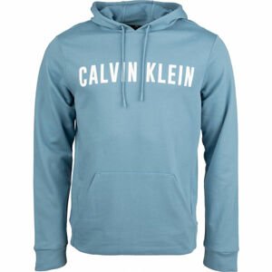 Calvin Klein HOODIE modrá XL - Pánská mikina