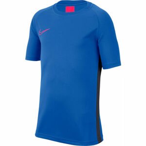 Nike DRY ACDMY TOP SS B Chlapecké fotbalové tričko, Modrá,Černá,Červená, velikost M