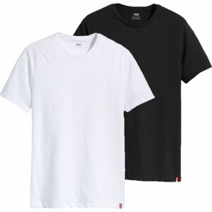 Levi's SLIM 2PK CREWNECK 1 Pánské tričko, bílá, velikost S