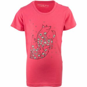 ALPINE PRO SADLERO růžová 116-122 - Dětské triko