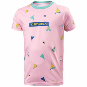 Klimatex ELILO Dětské triko, Růžová,Tyrkysová,Žlutá, velikost 134