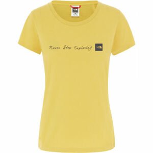 The North Face NEVER STOP EXPLORING W Dámské tričko, žlutá, veľkosť XS